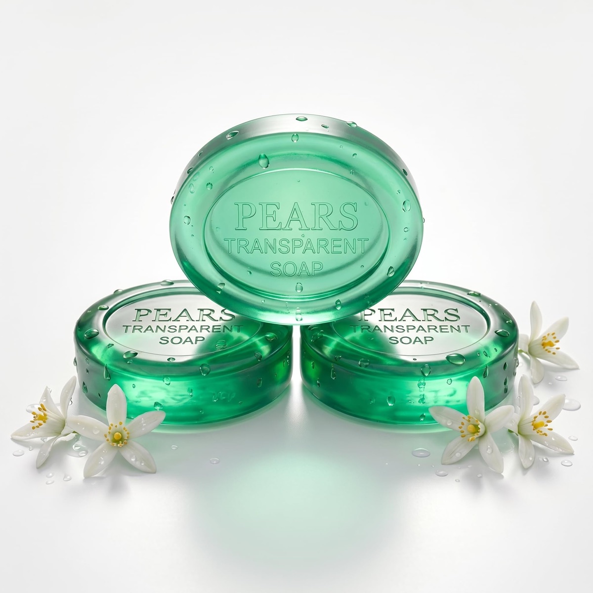 Pears Transparent Soap, Lemon Flower Extract, 125g, Pack of 3