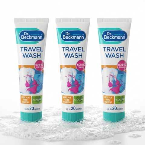 Dr Beckmann Travel Wash Non-Bio Gel 100ml, Pack of 3